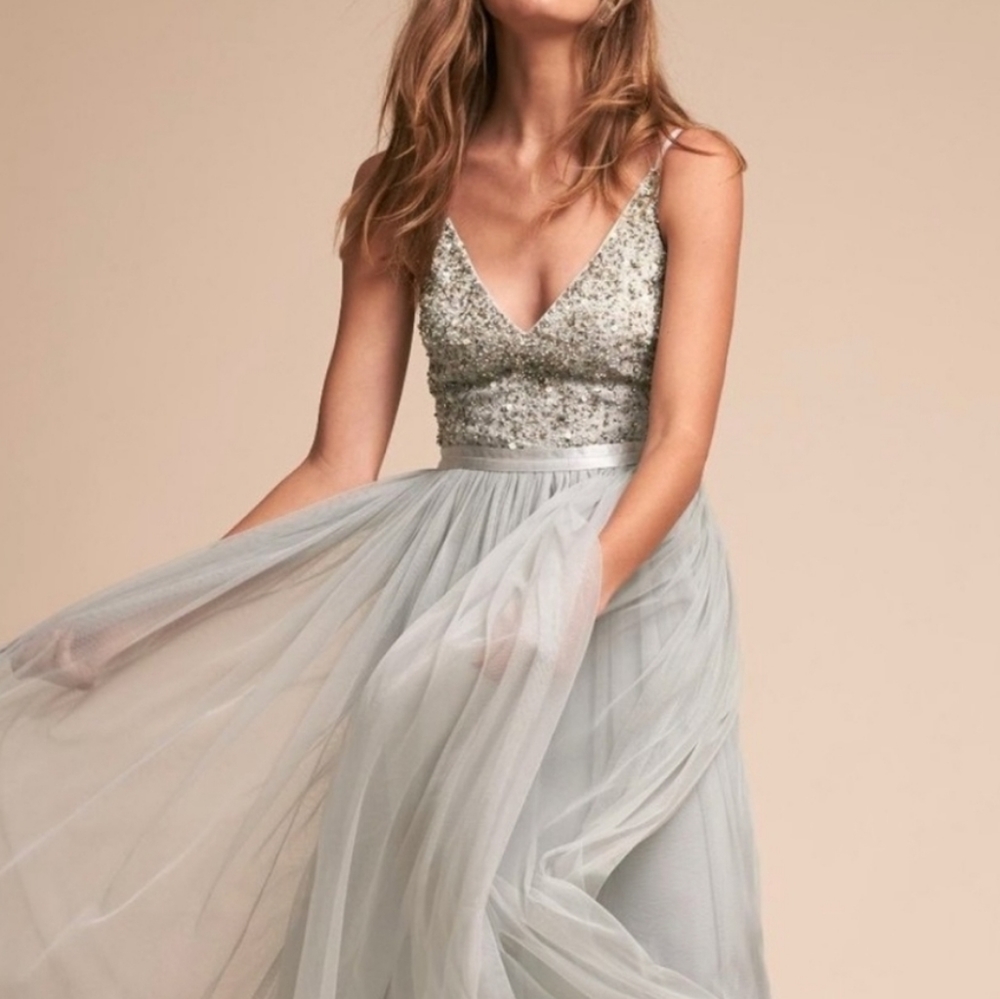 BHLDN Avery Beaded Bridesmaid Dress